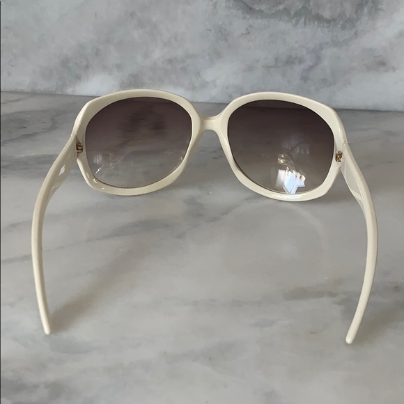 Dior “glossy” oversized sunglasses in off white - Picture 5 of 12
